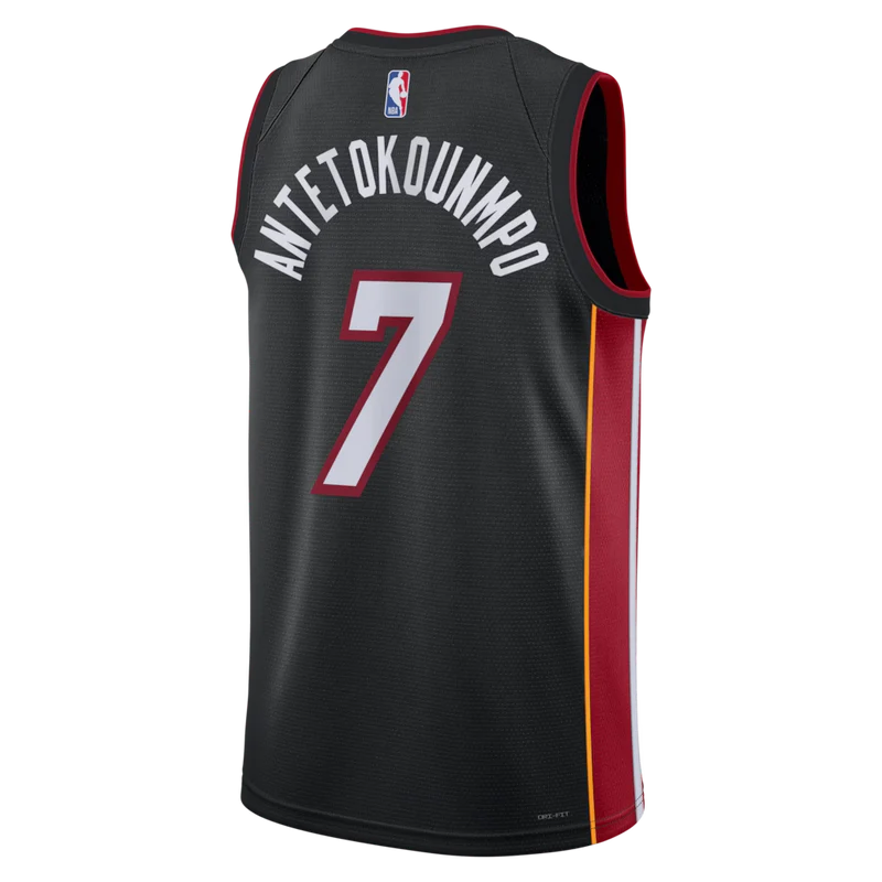 Regata Miami Heat Icon Edition 26/27 Giannis Antetokounmpo Preta