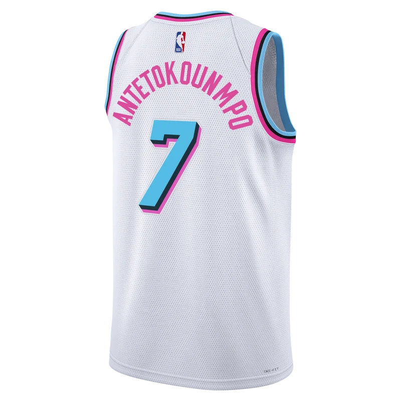 Regata Miami Heat Vice Edition Giannis Antetokounmpo