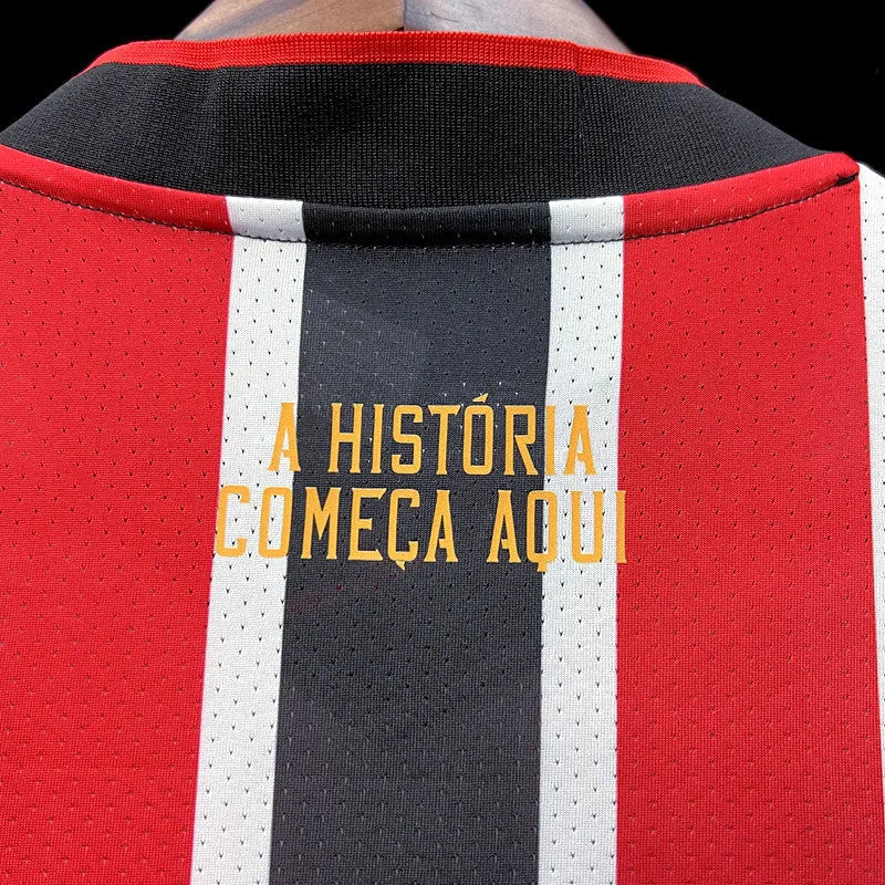 Camisa São Paulo II 24/25 Vermelha e Branca Masculina