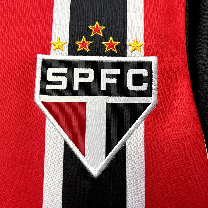 Camisa São Paulo II 24/25 Vermelha e Branca Masculina
