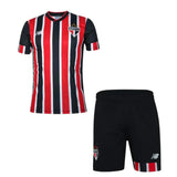 Conjunto Infantil São Paulo II 24/25 Vermelho e Preto