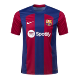 Camisa Barcelona I 23/24 Vermelha e Azul Masculina