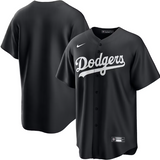 Camisa MLB Los Angeles Dodgers Preta Torcedor