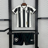 Conjunto Infantil Botafogo I 24/25 Preto e Branco