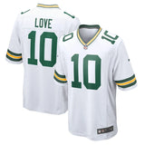 Camisa Green Bay Packers Jordan Love Vapor Limited Branca