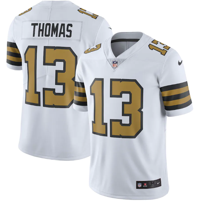 Camisa New Orleans Saints Vapor Limited Branca/Dourado