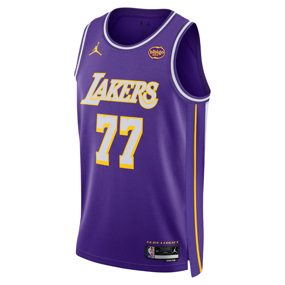 Regata Los Angeles Lakers Statement 25/26 Luka Doncic Roxa