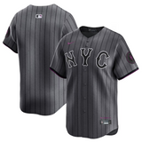 Camisa MLB New York Mets City Connect 2024 Grafite