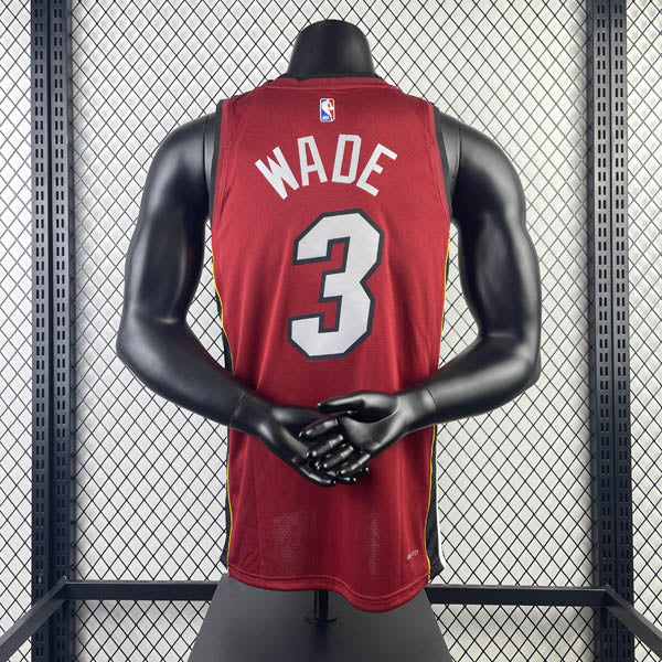Regata  Miami Heat Statement Edition Dwayne Wade Vermelha