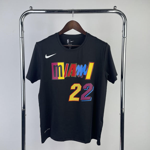 Camiseta  Miami Heat Jimmy Butler City Edition DRI-FIT Preta