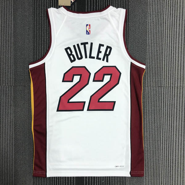 Regata  Miami Heat Association Edição 75 anos Jimmy Butler Branca