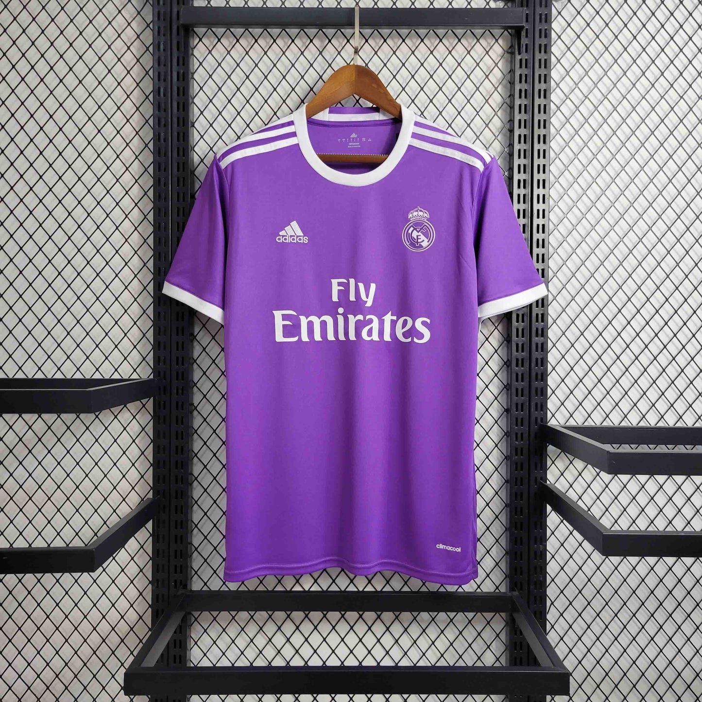 Camisa Real Madrid 17/18 Roxa - Versão Retrô