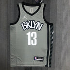 Regata  Brooklyn Nets Edição 75 anos 21/22 James Harden Cinza