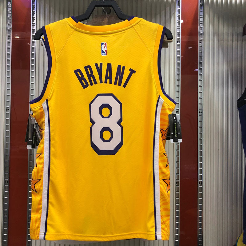 Regata  Los Angeles Lakers City Edition 19/20 Kobe Bryant 8 Amarela
