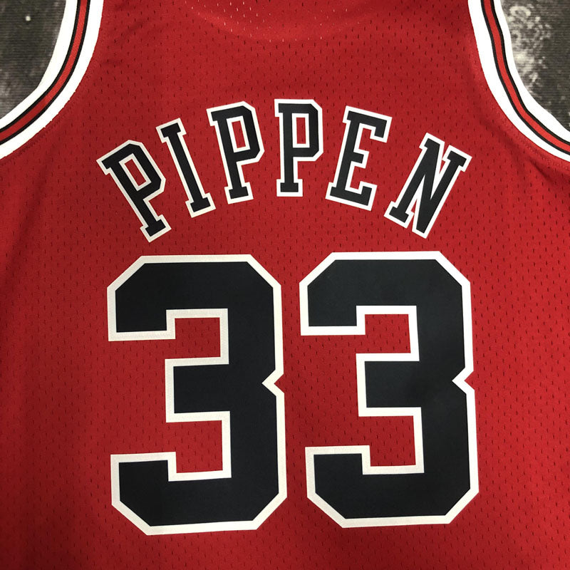 Regata Chicago Bulls Retrô Mitchell & Ness 1997/1998 Scottie Pippen Vermelha