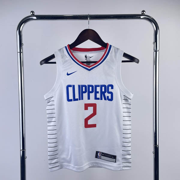 Regata Infantil  Los Angeles Clippers Kawhi Leonard Branca