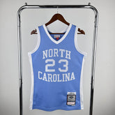 Regata Carolina do Norte Retrô Mitchell & Ness 1983/1984 Michael Jordan Azul