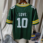 Camisa Green Bay Packers Jordan Love Vapor Limited Verde