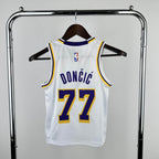 Regata Infantil  Los Angeles Lakers Luka Doncic Branca