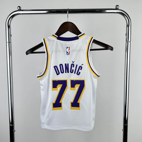 Regata Infantil  Los Angeles Lakers Luka Doncic Branca