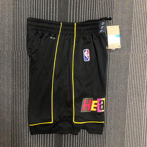 Short  Miami Heat City Edição 75 anos 21/22 Preto