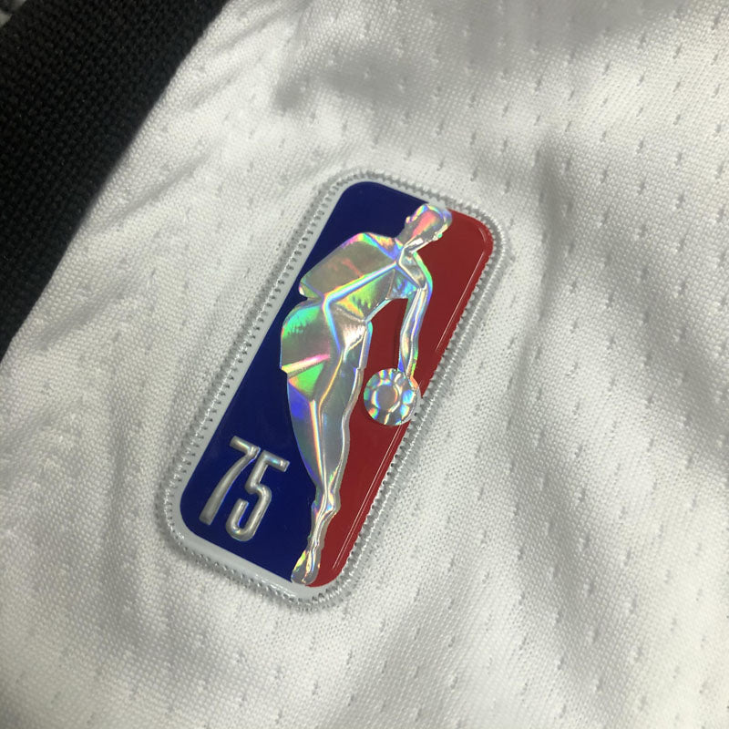 Short  Brooklyn Nets Association Edição 75 anos 21/22 Branco