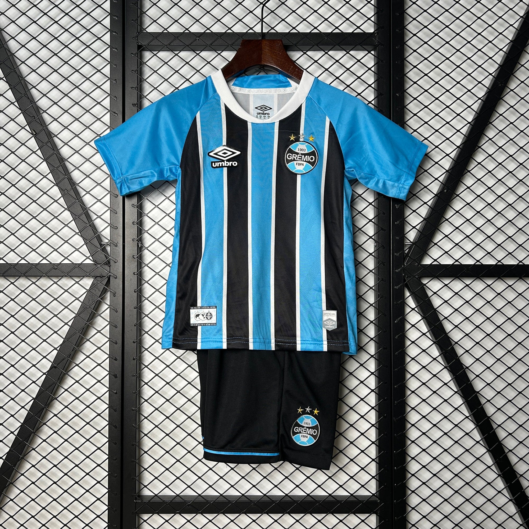 Conjunto Infantil Grêmio 25/26 Azul/Preto