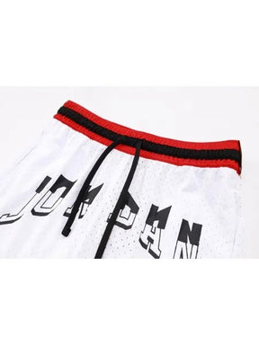 Short Jordan Diamond Branco/Vermelho