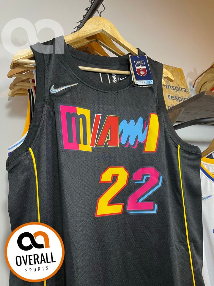 Regata  Miami Heat City Edição 75 anos Jimmy Butler Preta