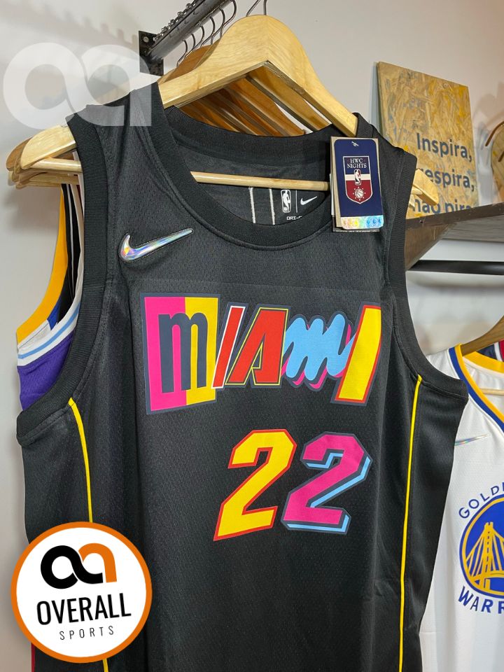 Regata  Miami Heat City Edição 75 anos Jimmy Butler Preta