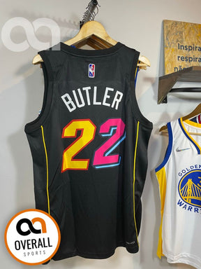 Regata  Miami Heat City Edição 75 anos Jimmy Butler Preta