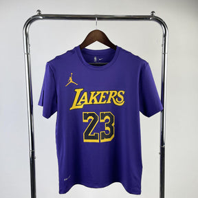 Camiseta  Los Angeles Lakers LeBron James 23 DRI-FIT Roxa
