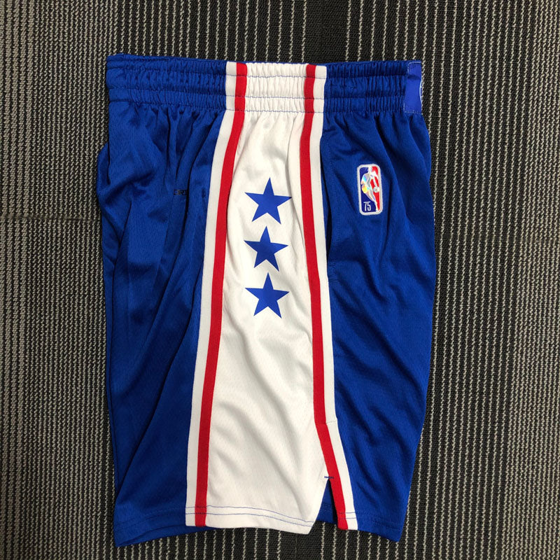 Short  Philadelphia 76ers Icon Edição 75 anos 21/22 Azul