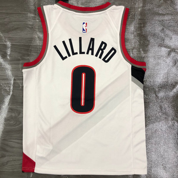 Regata  Portland Trail Blazers Association Edition Damian Lillard Branca