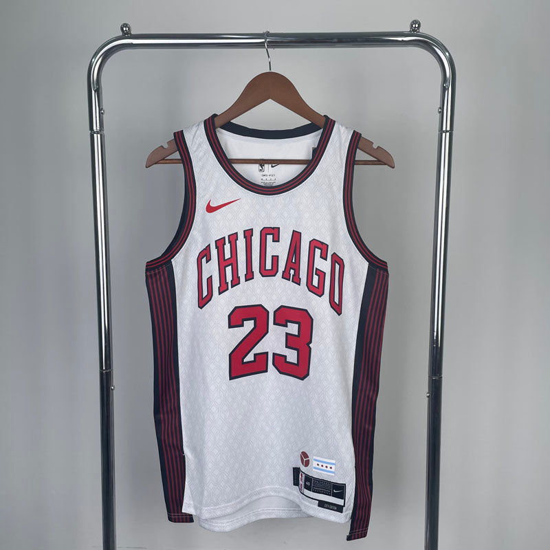 Regata  Chicago Bulls City Edition 22/23 Michael Jordan Branca