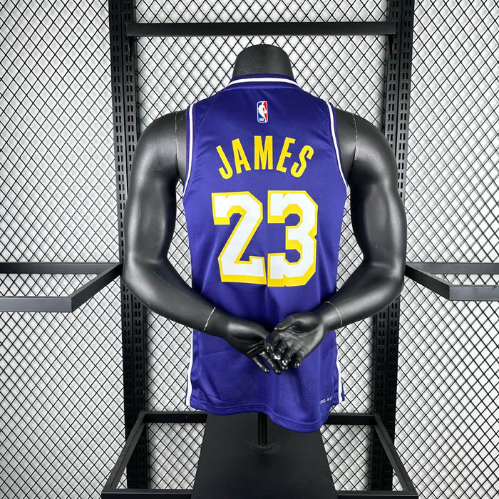 Regata Los Angeles Lakers Statement 25/26 LeBron James Roxa