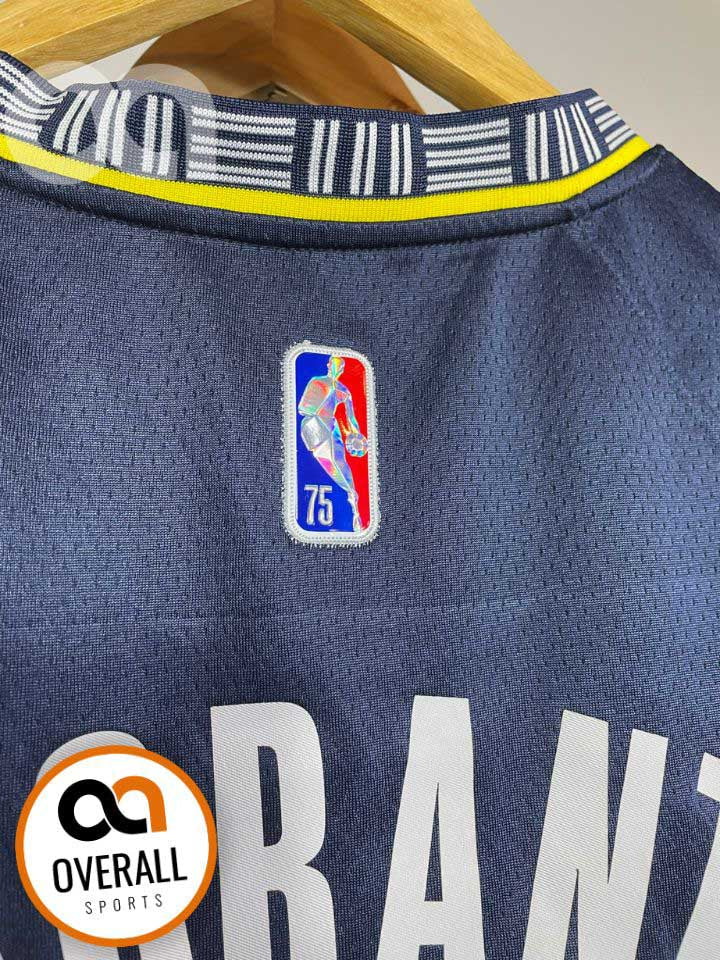 Regata  Memphis Grizzlies City Edição 75 anos Ja Morant Azul