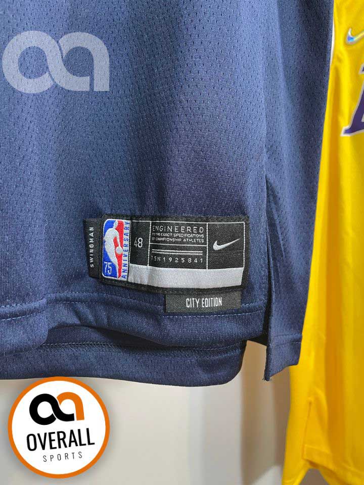 Regata  Memphis Grizzlies City Edição 75 anos Ja Morant Azul