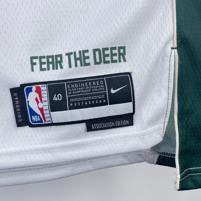 Regata  Milwaukee Bucks Association Edition 23/24 Khris Middleton Branca