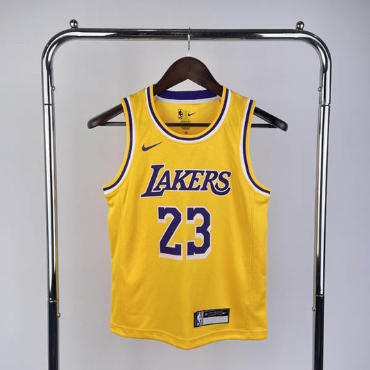 Regata Infantil  Los Angeles Lakers LeBron James 23 Amarela