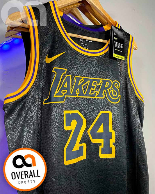 Regata  Los Angeles Lakers Black Mamba Kobe Bryant 24 Preta