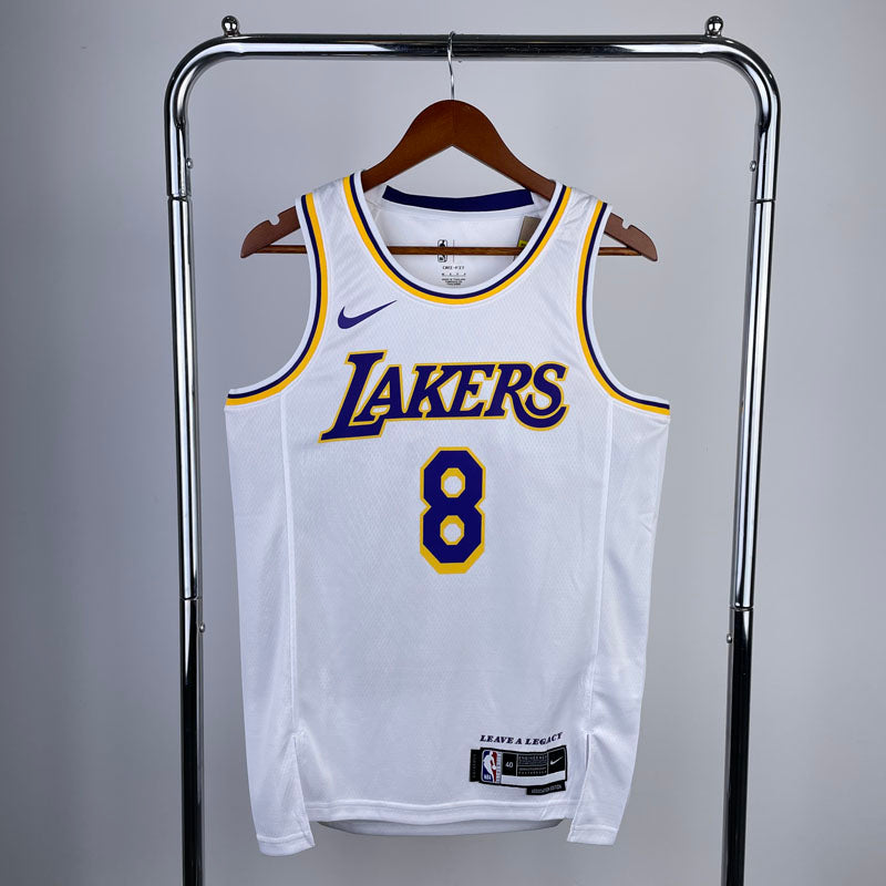 Regata  Los Angeles Lakers Association Edition Kobe Bryant 8 Branca
