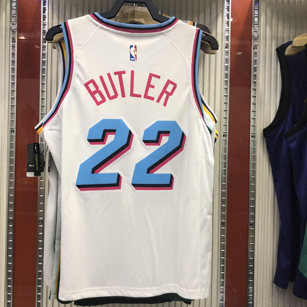 Regata  Miami Heat Vice Edition Jimmy Butler Branca