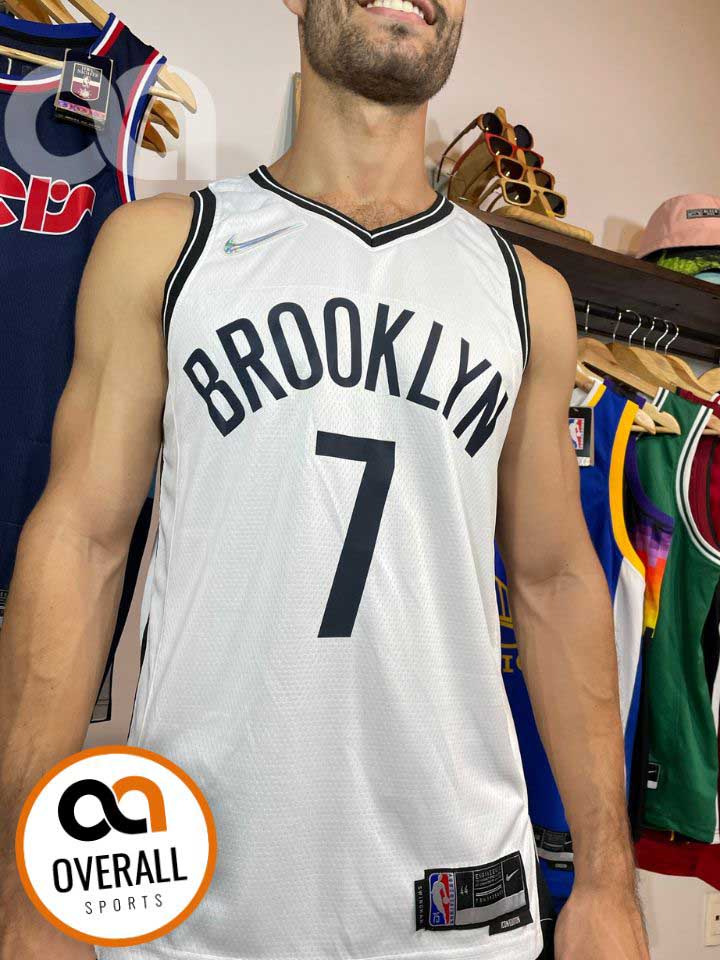 Regata  Brooklyn Nets Edição 75 anos Kevin Durant Branca