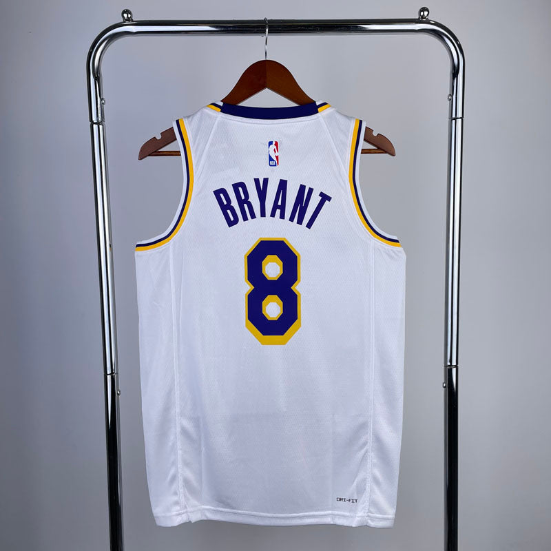 Regata  Los Angeles Lakers Association Edition Kobe Bryant 8 Branca