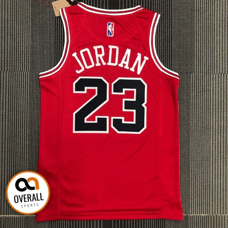 Regata  Chicago Bulls Icon Edição 75 anos Michael Jordan Vermelha