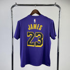 Camiseta  Los Angeles Lakers LeBron James 23 DRI-FIT Roxa