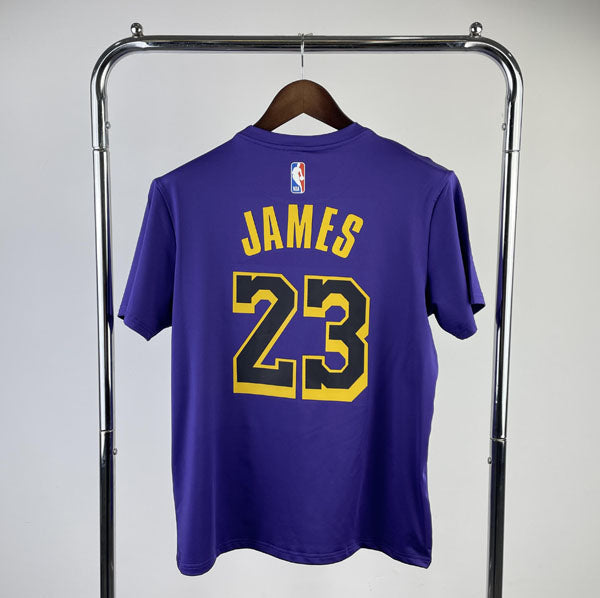 Camiseta  Los Angeles Lakers LeBron James 23 DRI-FIT Roxa