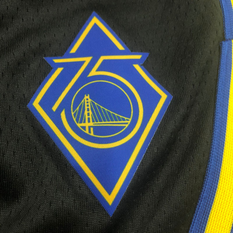 Short  Golden State Warriors City Edição 75 anos 21/22 Preta