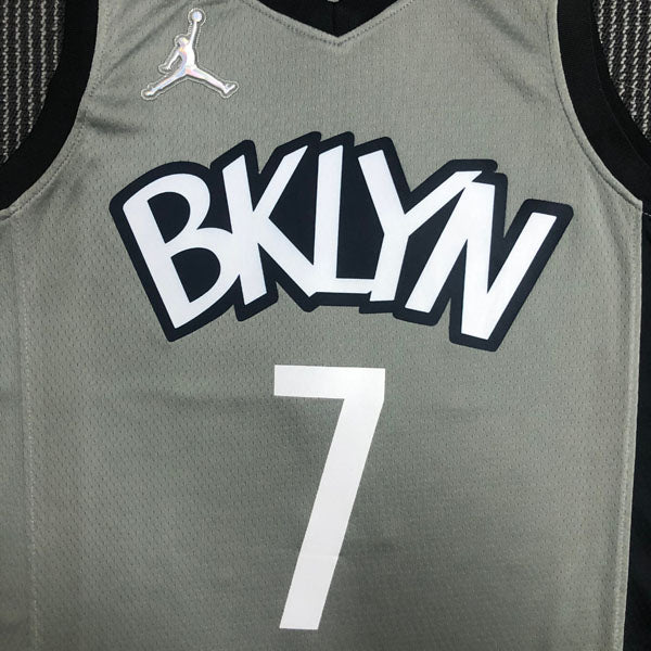 Regata  Brooklyn Nets Edição 75 anos 21/22 Kevin Durant Cinza